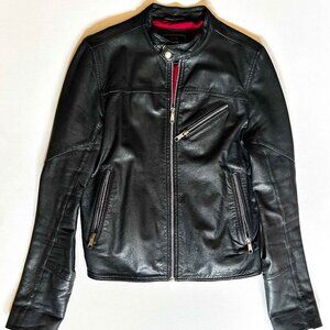 Topman Genuine Leather Jacket Size Small